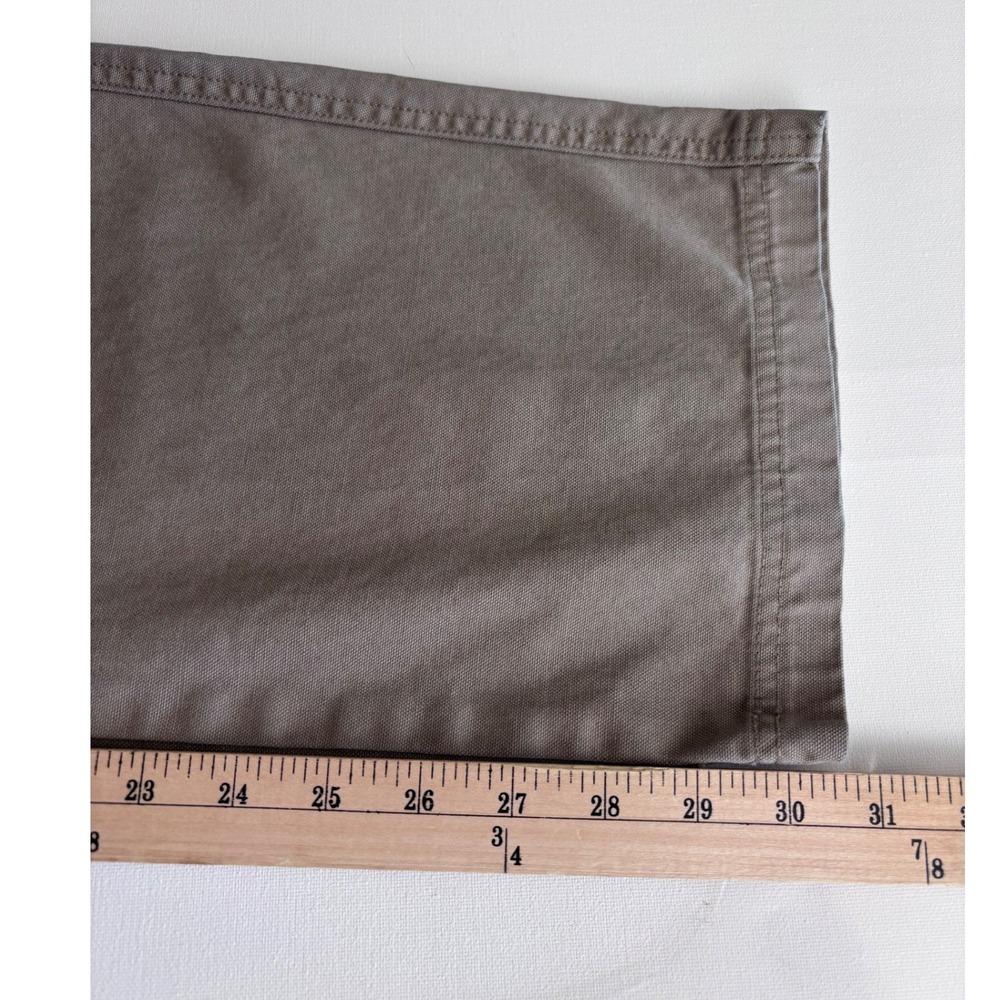 REI Co-op Mens Organic Cotton Canvas Work Pants Brown Khaki 29x30 Straight Leg - Picture 6 of 7